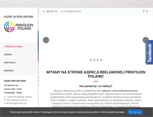 Tablet Screenshot of printilion.pl